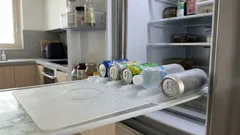 다이소 보틀 스태킹 매트로 냉장고 캔 굴러감 한 번에 잡는 법