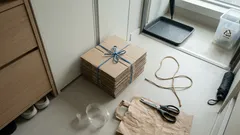 박스 끈 묶는 법 2가지 비교, 키자 묶기 vs 4자 묶기 뭐가 더 단단할까