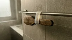 110엔 실리콘 후크 하나로 떠있는 수납 시작하는 법