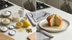 설탕·밀가루 없이도 폭신하게: 감주(아마자케) 레몬 쌀가루 머핀 레시피