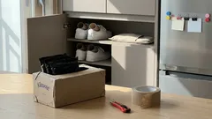 버리기 아까운 티슈 상자, 봉지라면 수납으로 딱 맞게 쓰는 법