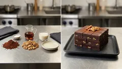 오븐 없이 진한 초코—냉장 30분 노베이크 브라우니 레시피