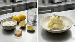 재료 3가지로 만드는 상큼 꾸덕 ‘레몬 요거트 아이스’ (섞고 얼려서 갈기)