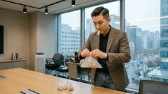 트레이싱 페이퍼로 3분 완성, 직장 간식 테트라(삼각) 개별 포장법